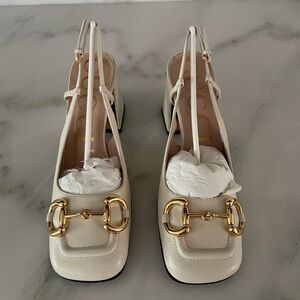 Gucci Horsebit Slingback Women's Shoes